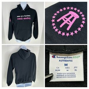 Champion Call Her Daddy See you F*uckers Wednesday Hoodie Medium Barstool Sports